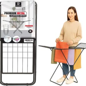 D'Home Large Folding Clothes Drying Rack – 18MTR Indoor/Outdoor Air Dryer (LT-10011-1)